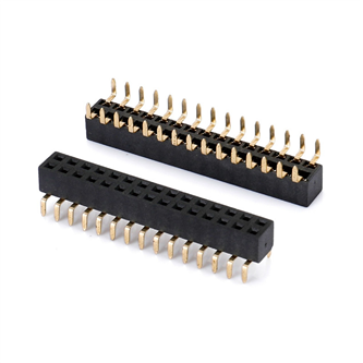 2.54mm 双排娱松脚排母